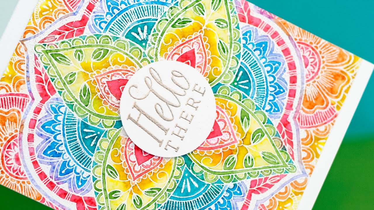 1 Background Stamp, 3 Ways