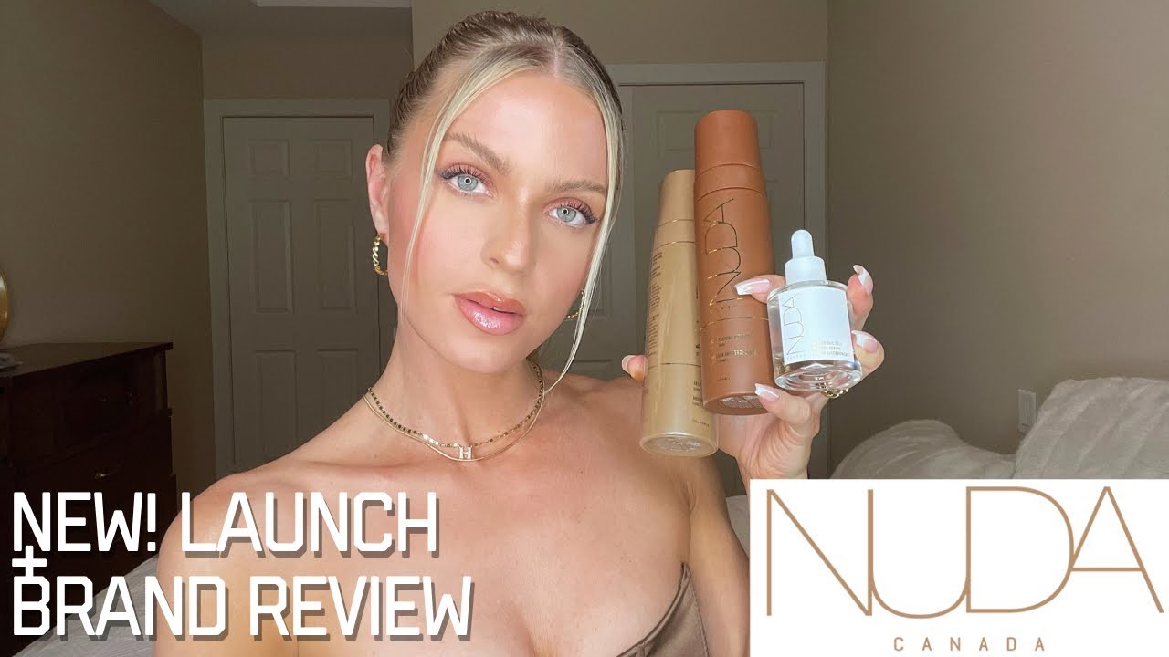 NEW! NUDA CANADA HYLURONIC SELF TANNING SERUM + FULL LINE PRODUCT REVIEW