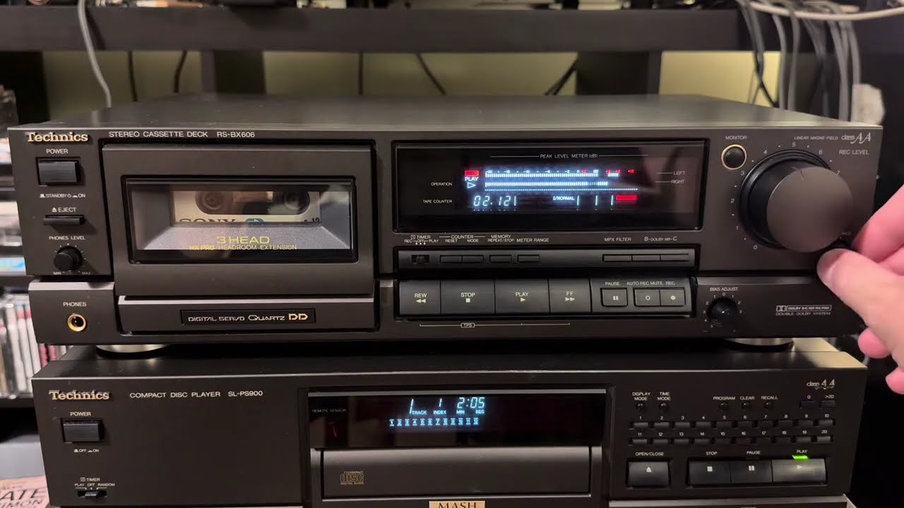 Vintage Technics RS-BX606, Stereo Cassette Deck, @FunwithVintageHiFi