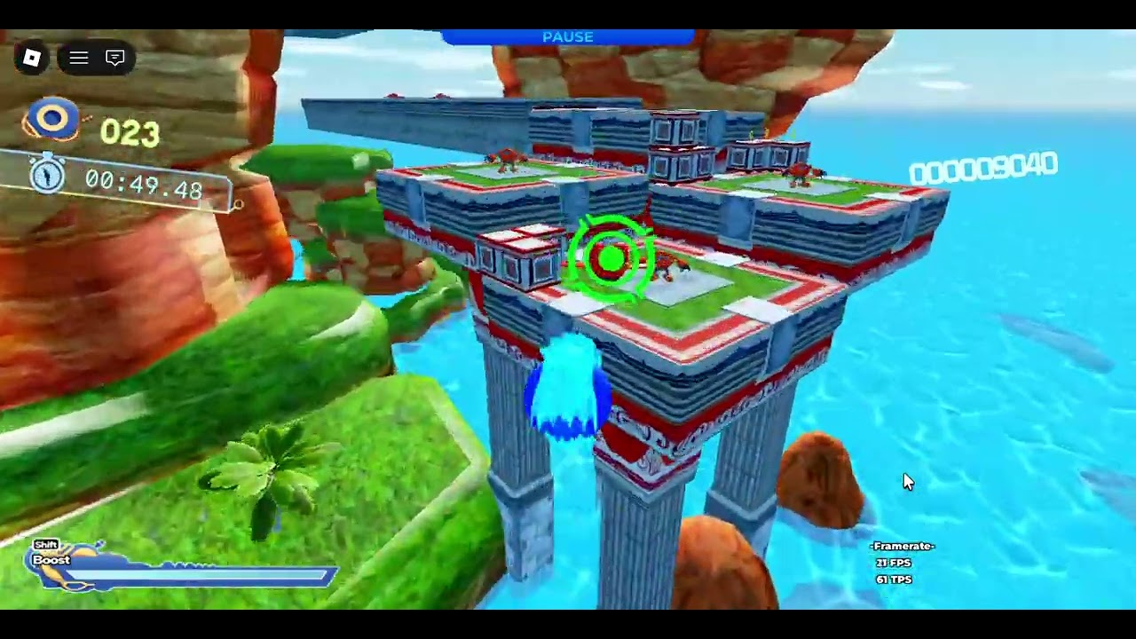 Sonic Rebooted: Seaside hill