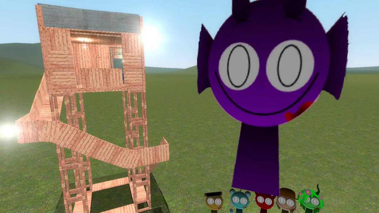 Nightmare Sprunki Vs Tower in Gmod