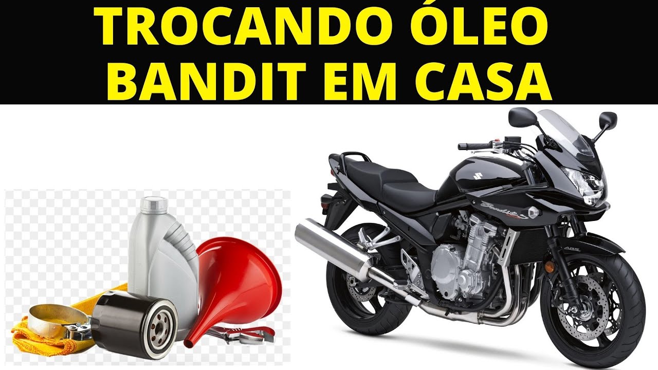 Bandit troca de óleo, filtro e dicas em casa