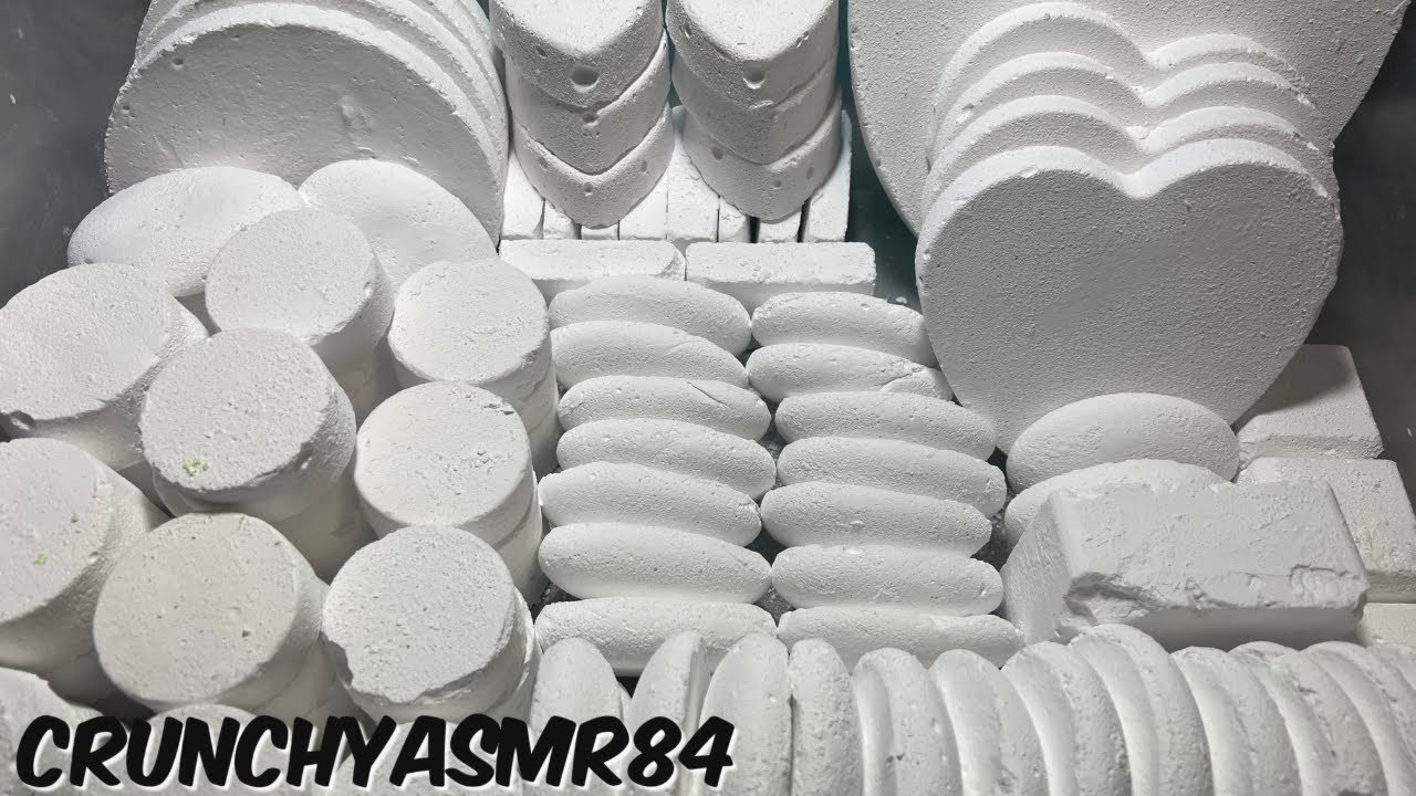 100 Plain White Easy Grip Reform Crush | Sleep Aid | Oddly Satisfying | ASMR