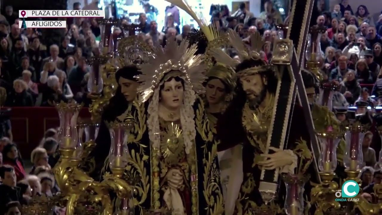 Afligidos en Plaza Catedral | Cádiz 2023