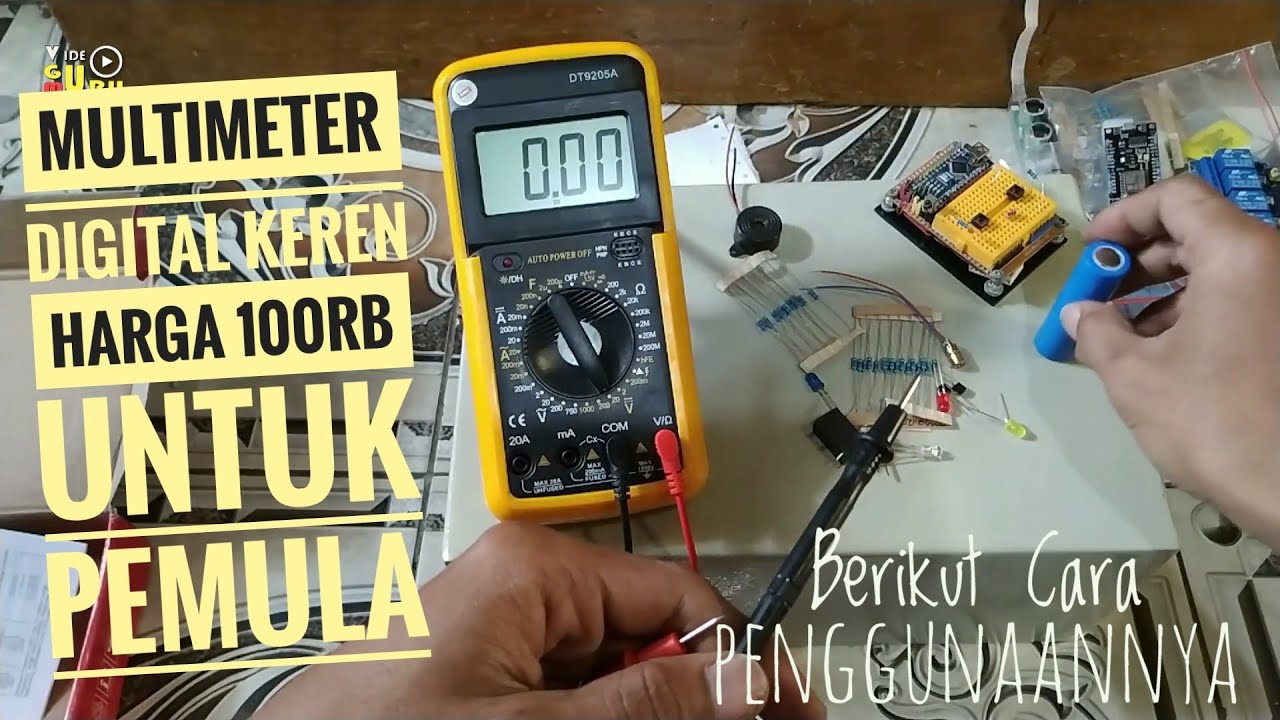 Multitester / Multimeter Digital Untuk Pemula Dan Cara Pemakaiannya