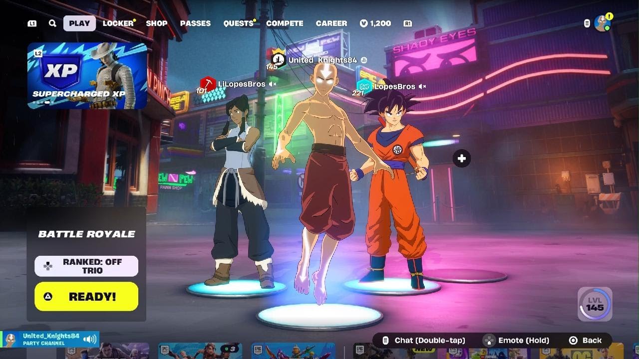 Fortnite x Dragonball Z 🐉 Battle Royale Season 2 | LopesBros 😎