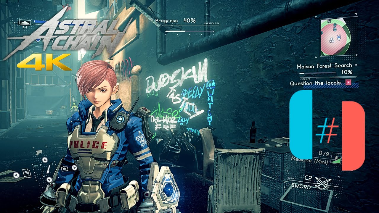 Ryujinx 1.0.6471 | Astral Chain 4K UHD | Switch Emulator Gameplay