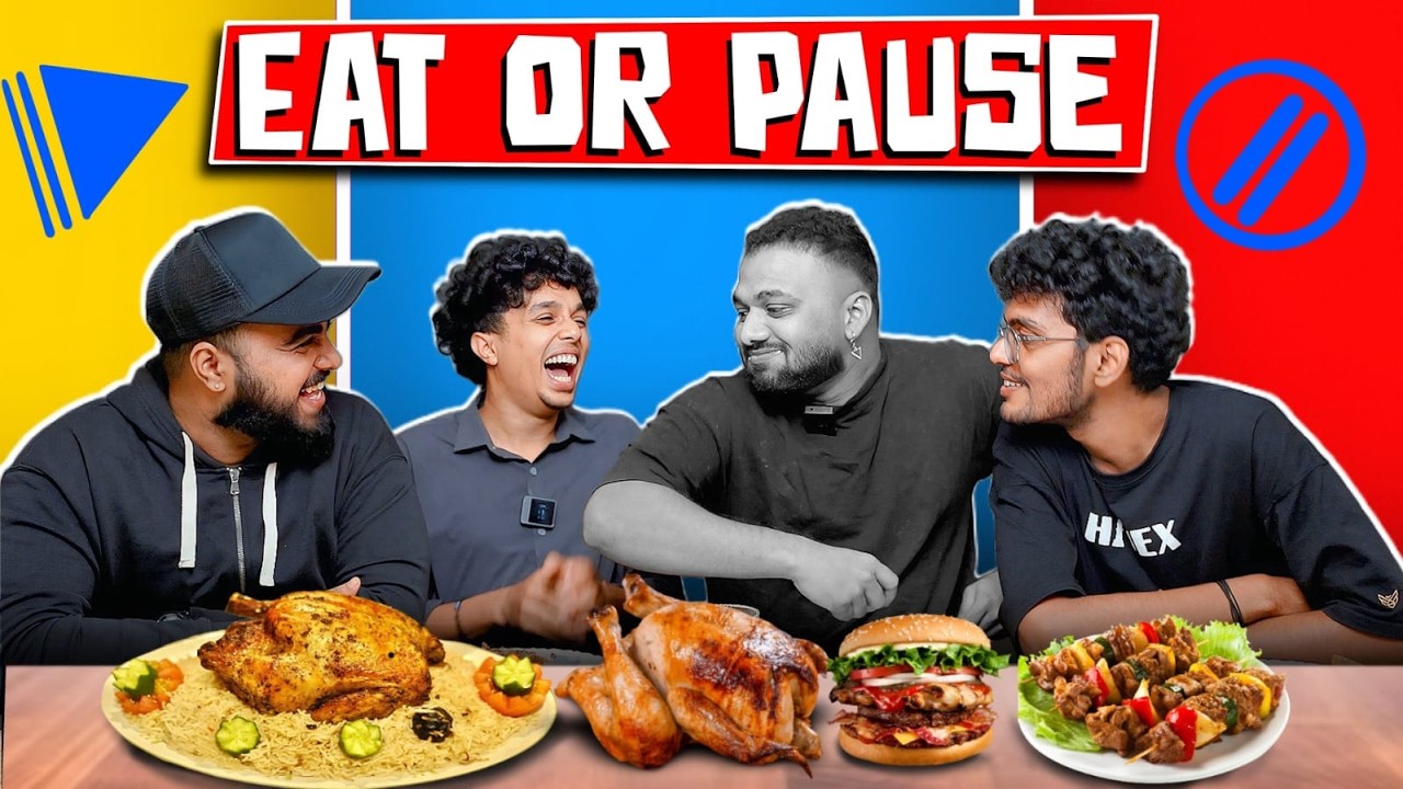 EAT OR PAUSE FOOD CHALLENGE 😂