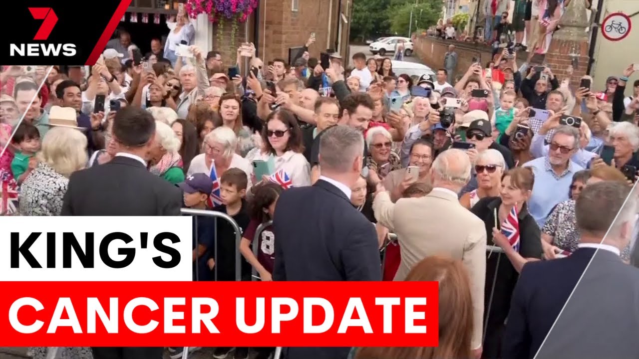 King Charles shares rare cancer update | 7NEWS