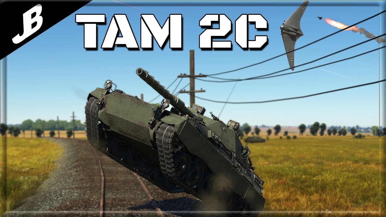 War Thunder - TAM 2C (Tanque Argentino Mediano 2C) and it's Powerful DM63 APFSDS Ft. Ho 229