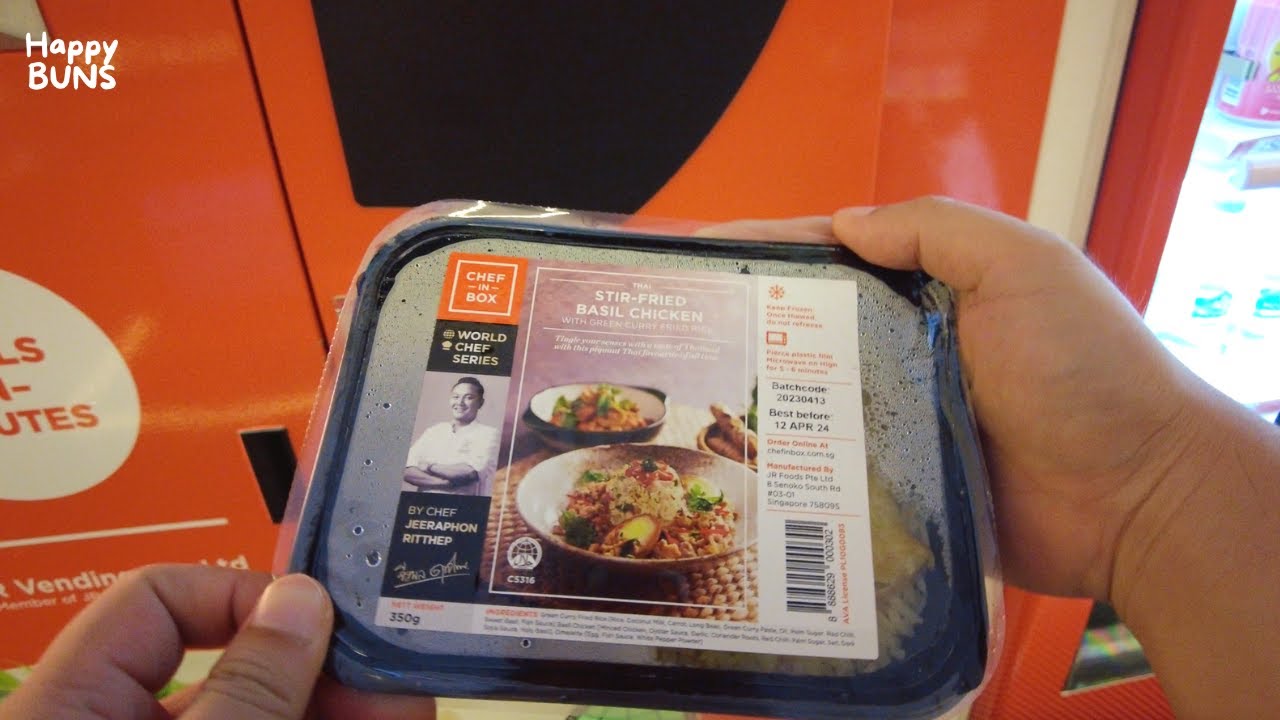 Hot Meals Vending Machine in Singapore