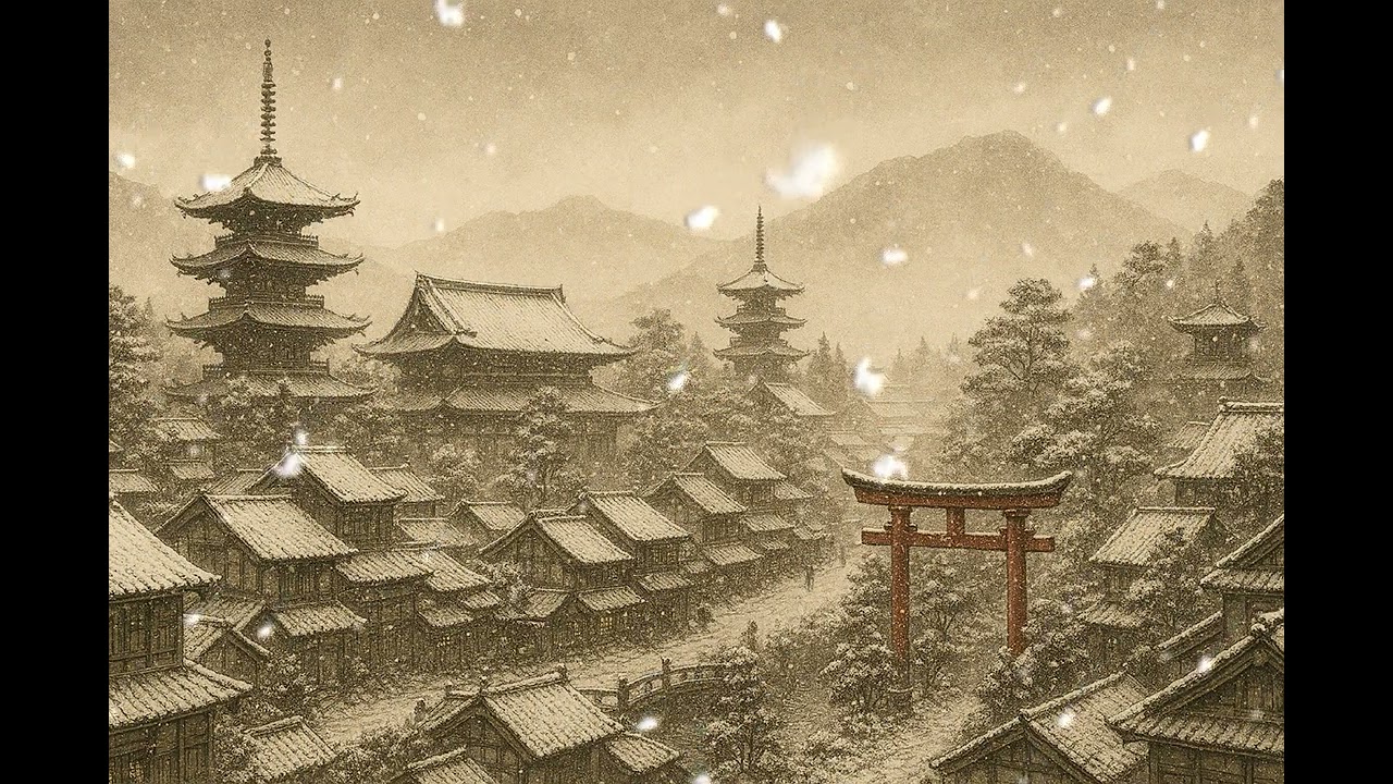 Japanese Empire Soundscape — 19th Century Classical Music & Ritual Atmosphere | Imperial Kyoto