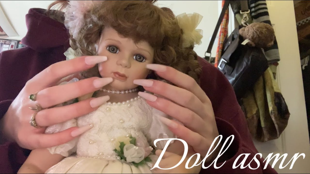 My FIRST asmr video 💕 porcelain doll show and tell 