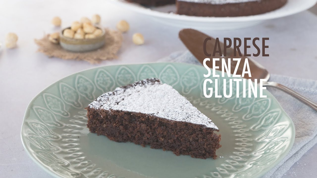 CAPRESE VEGANA SENZA GLUTINE - Torta leggera, semplice e veloce | Elefanteveg