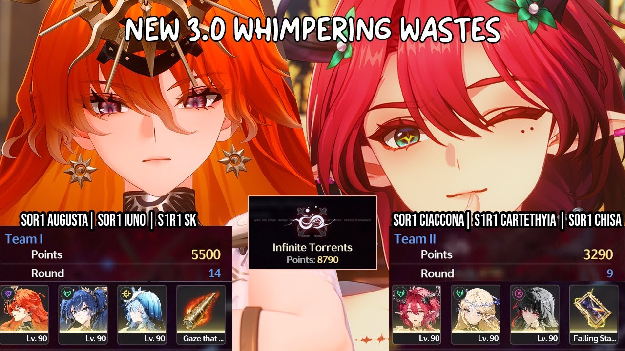 NEW Whimpering Wastes SSS Clear | S0R1 Augusta & Iuno, S1R1 Carthethyia Hypercarry - Wuthering Waves