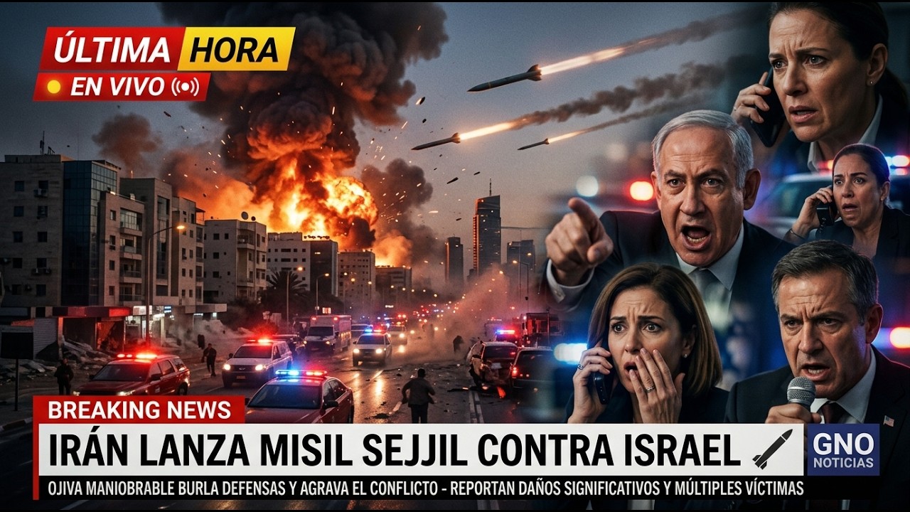 Irán lanza misil Sejjil contra Israel; ojiva maniobrable burla defensas y agrava conflicto