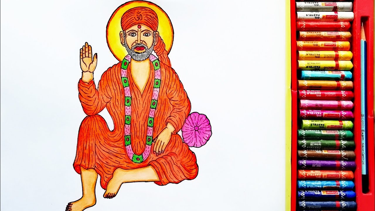 How to Draw Sai Baba Step By Step | Drawing Of Lord Sai Baba | Sai Baba Painting | By Drawing Art