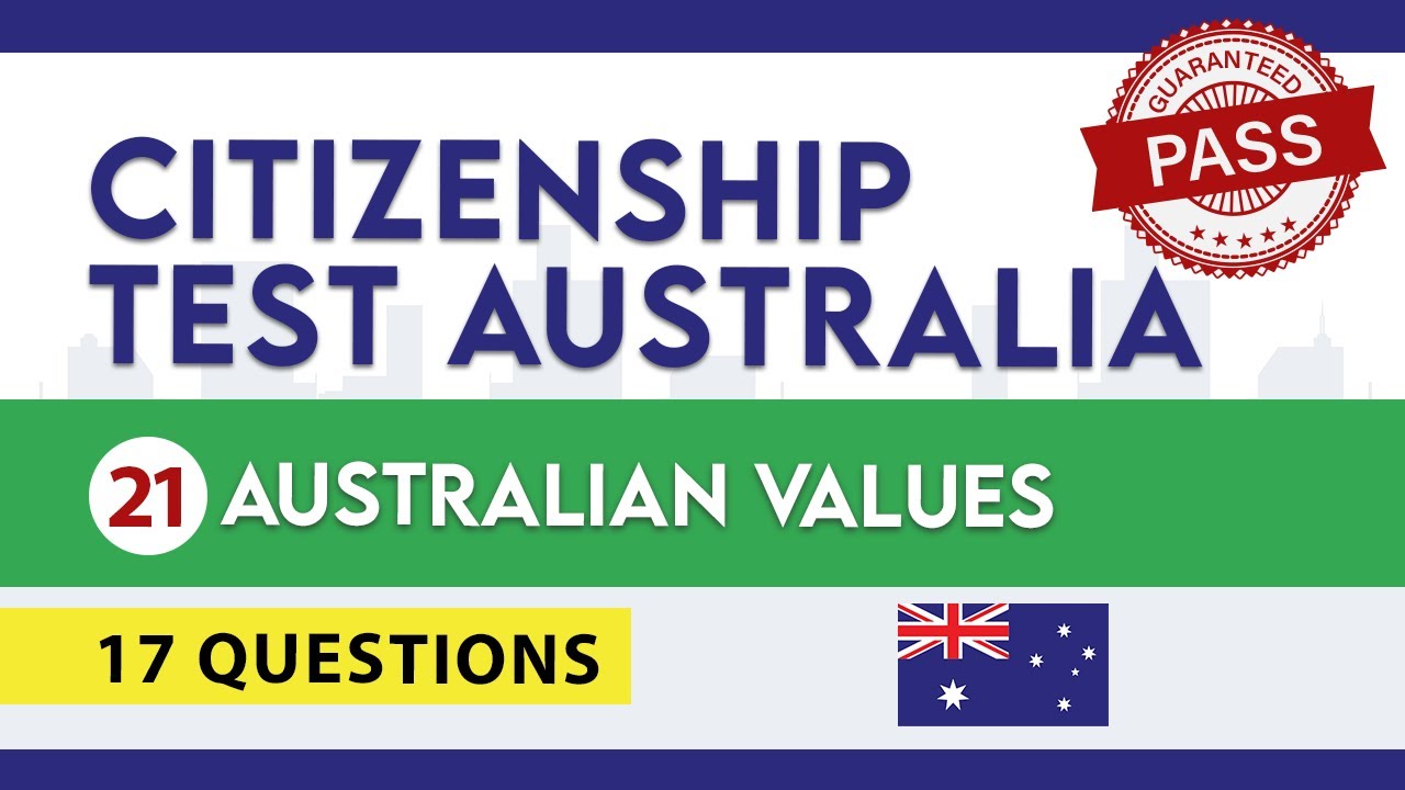 2026 UPDATED CITIZENSHIP TEST AUSTRALIA ―  Australian values