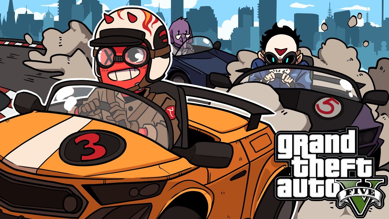 HOLD ME CLOSER TINY RAAAAAACERS! | GTA 5 (w/ H2O Delirious, Rilla, & Squirrel)