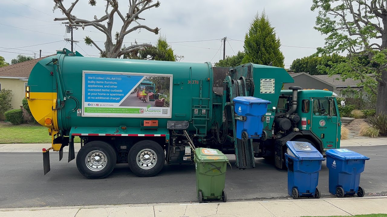 Various Garbage Trucks of West LA pt.108