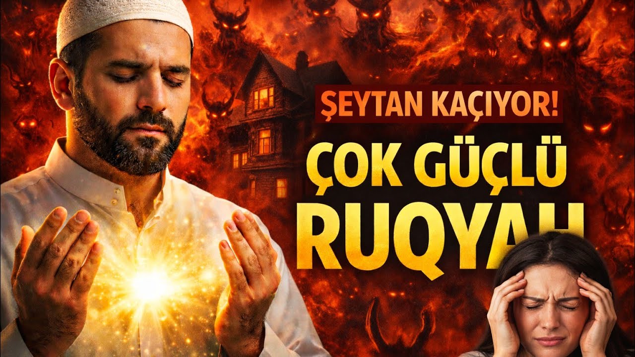 EVDEKİ ŞEYTANLAR KAÇIYOR! BU ÇOK GÜÇLÜ RUQYAH KALBİ VE BEDENİ TEMİZLİYOR