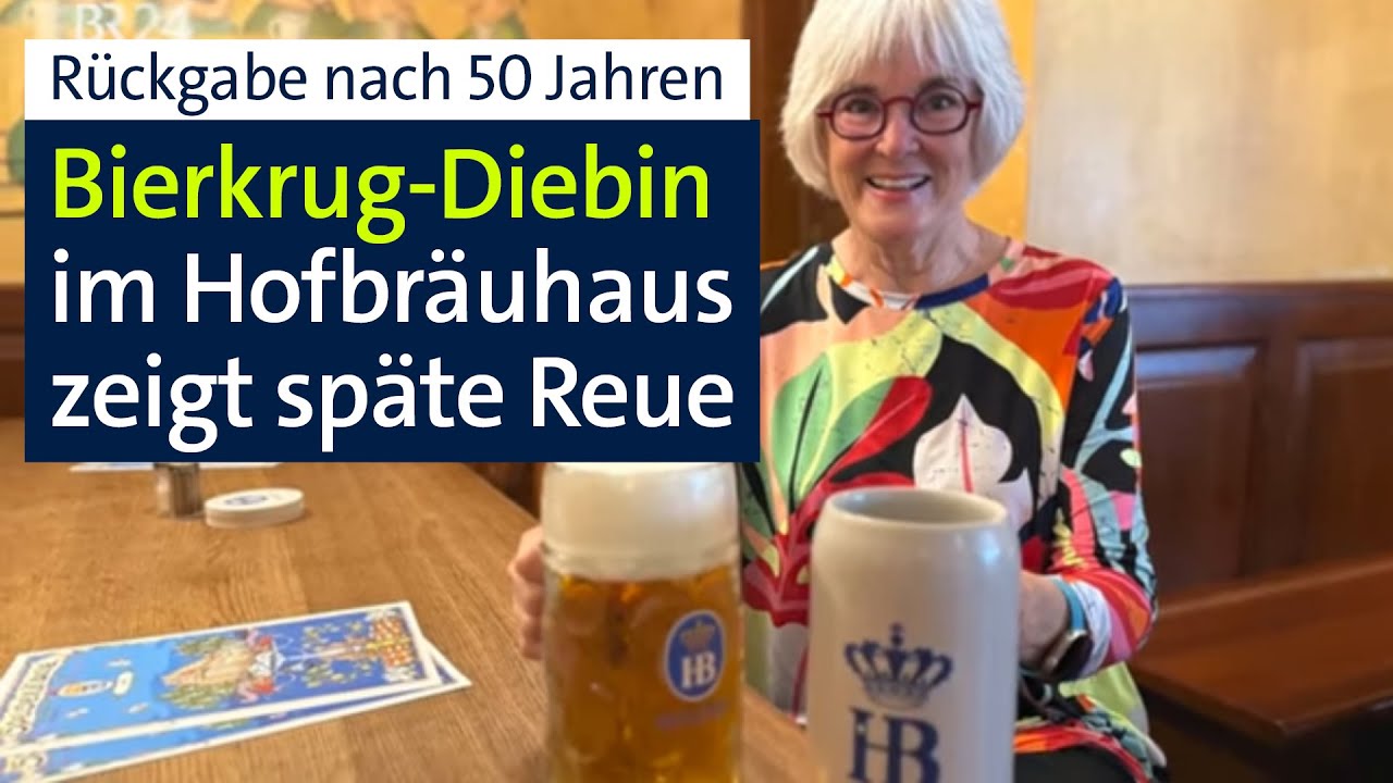 Bierkrug in Hofbräuhaus gestohlen – Rückgabe nach 50 Jahren | Abendschau | BR24
