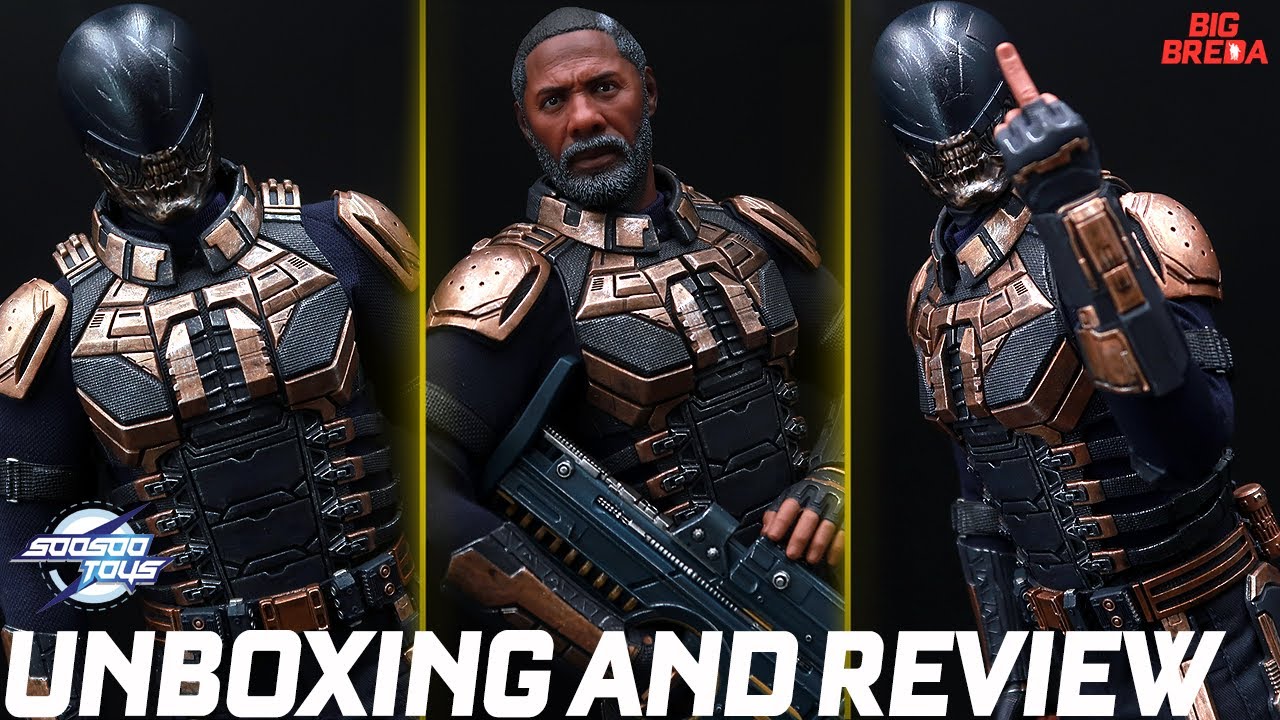 The Suicide Squad Bloodsport 1/6 Scale figure Soosoo Toys Unboxing and Review