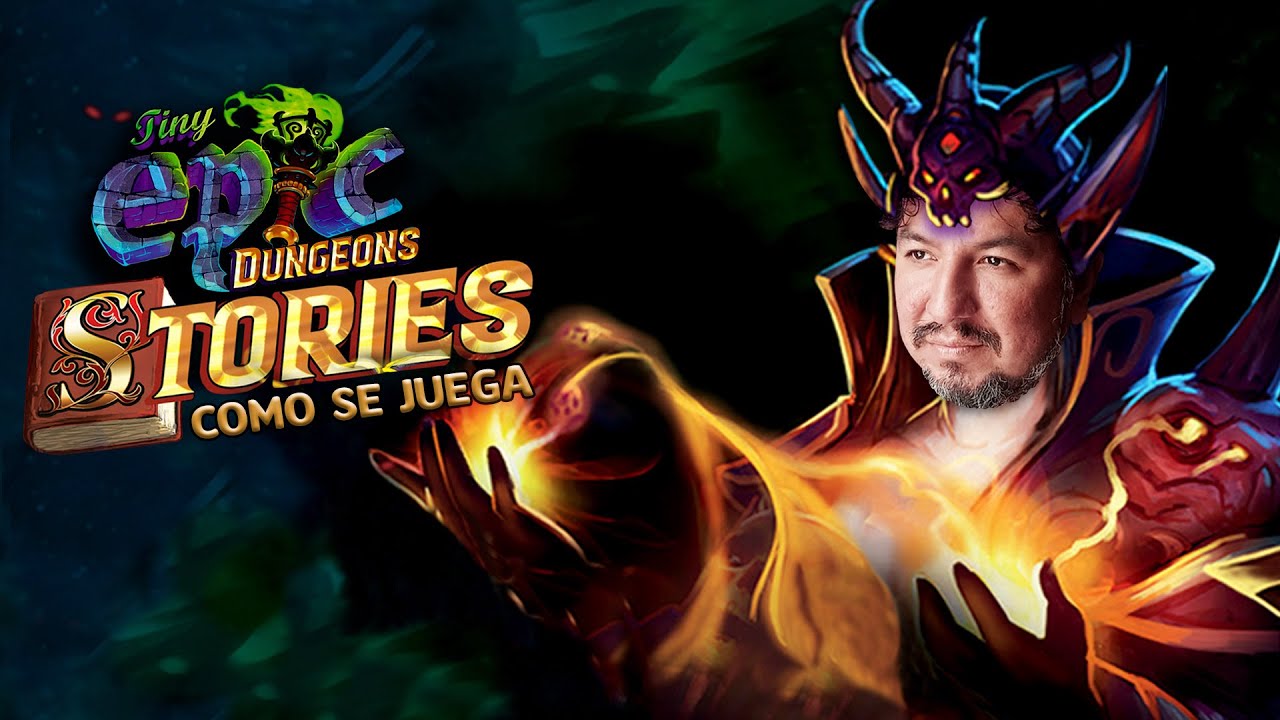 Como se JUEGA Tiny EPIC DUNGEONS STORIES + Explicación HECHIZOS, HÉROES, ARMAS | Aventureros Lúdicos