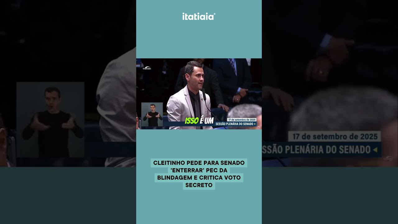 CLEITINHO PEDE PARA SENADO 'ENTERRAR' PEC DA BLINDAGEM E CRITICA VOTO SECRETO