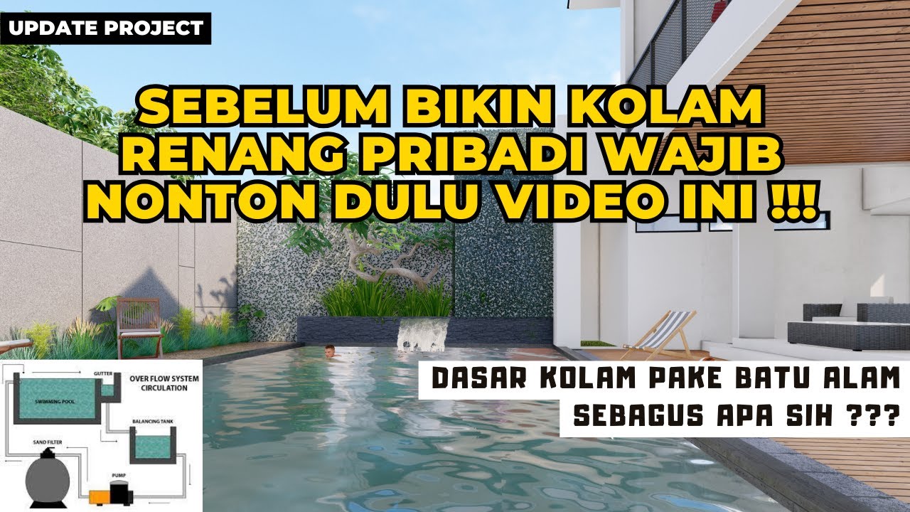 Tips Finishing Kolam Renang Natural dan Jalur Pemipaan Sirkulasi 2 Filter | #UPDATEPROJECT