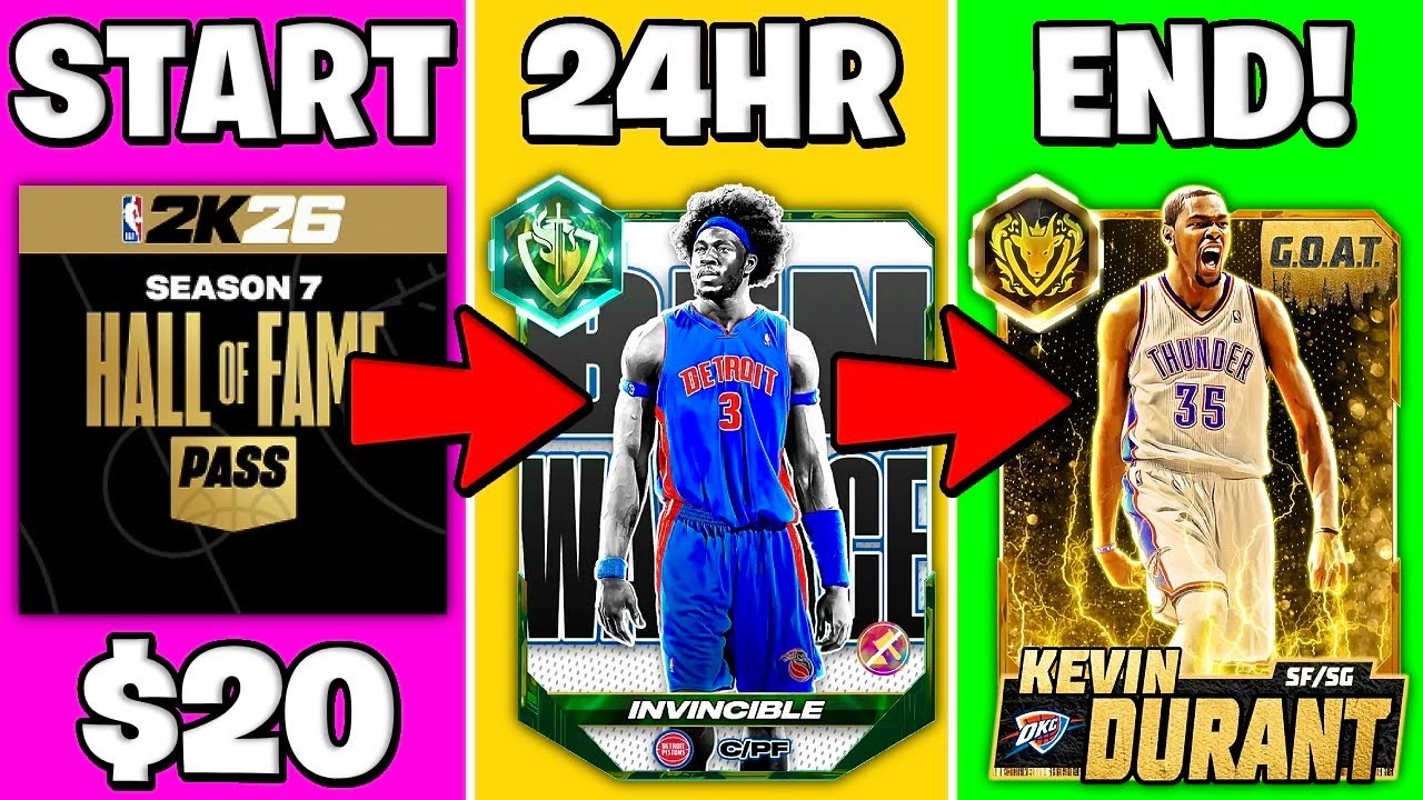 Я СОБРАЛ &laquo;БОЖЕСТВЕННЫЙ&raquo; СОСТАВ ЗА $20 С HOF PASS 😱 NBA 2K26 MYTEAM