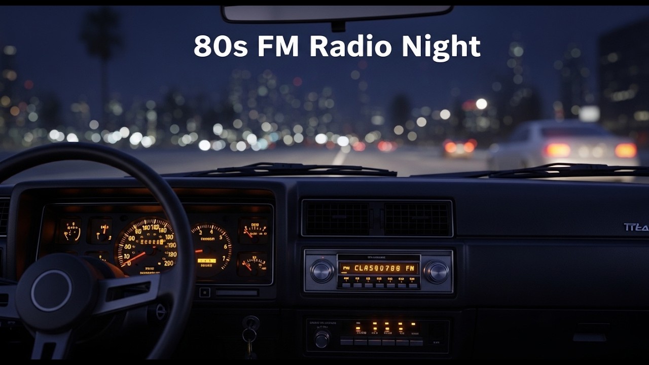 80s Night Drive Love Songs Compilation &ndash; Synthwave Love Mix, Late Night Radio 🌙 80s FM Radio Night