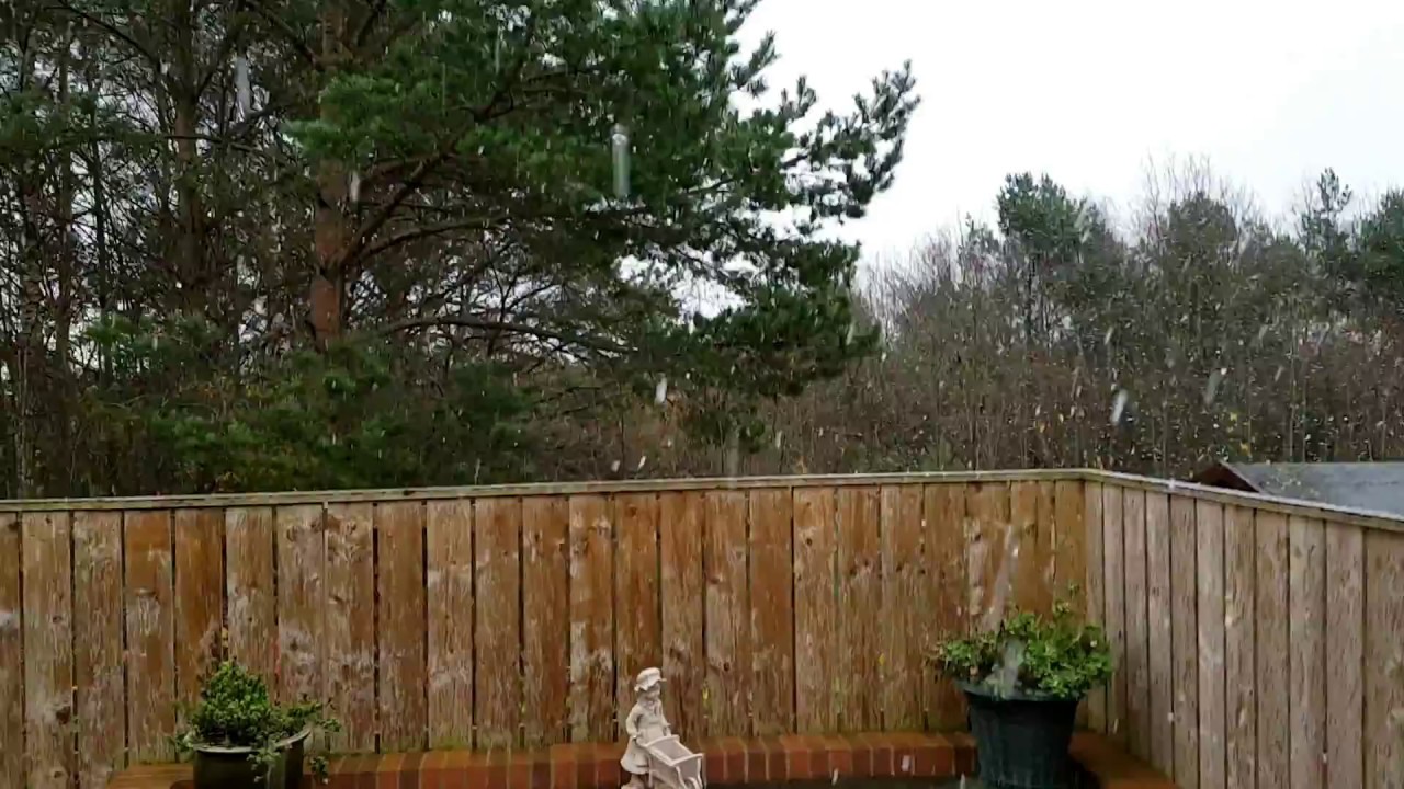 20171128 the first snow in Newcastle
