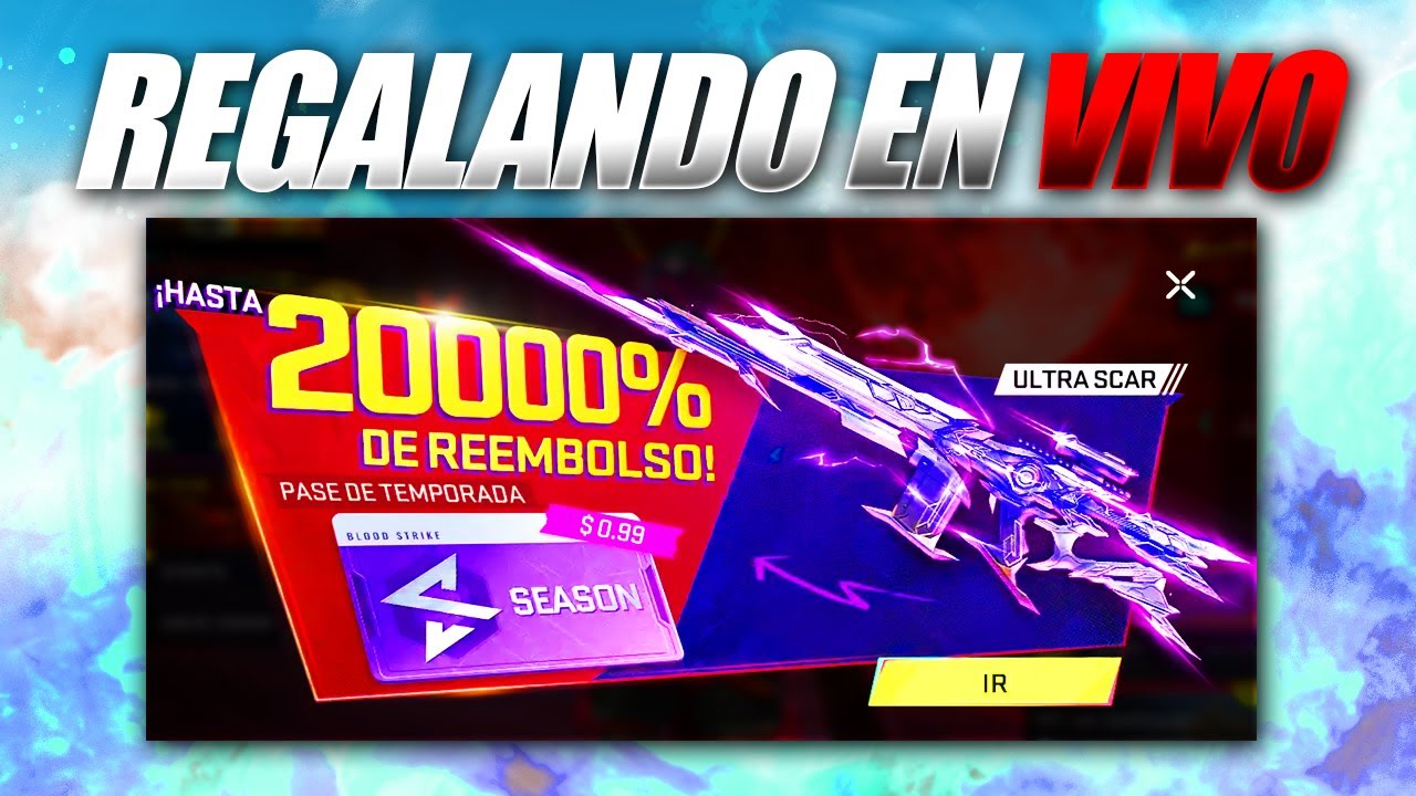 REGALANDO PASES DE TEMPORADA EN VIVO // BLOOD STRIKE