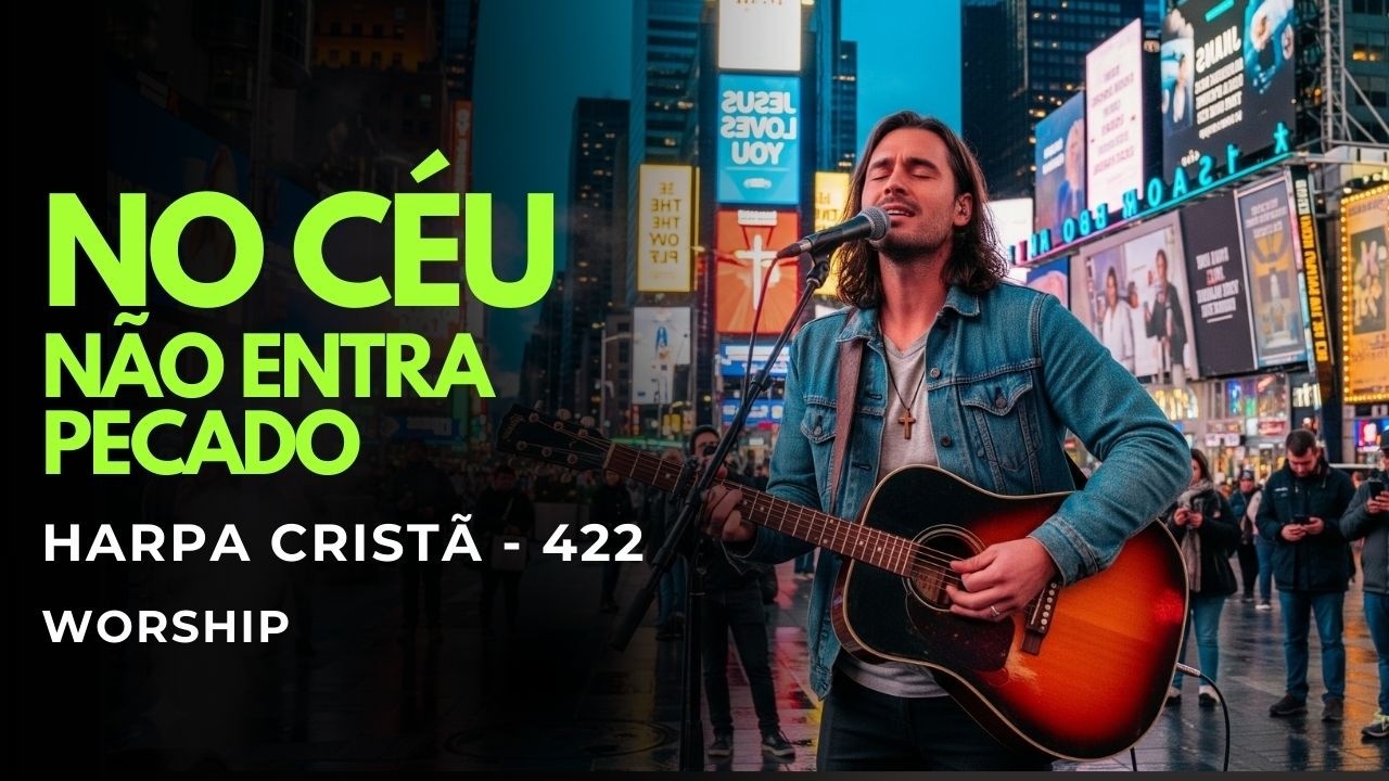 Harpa Cristã 422 | No Céu Não Entra pecado | Versão Worship
