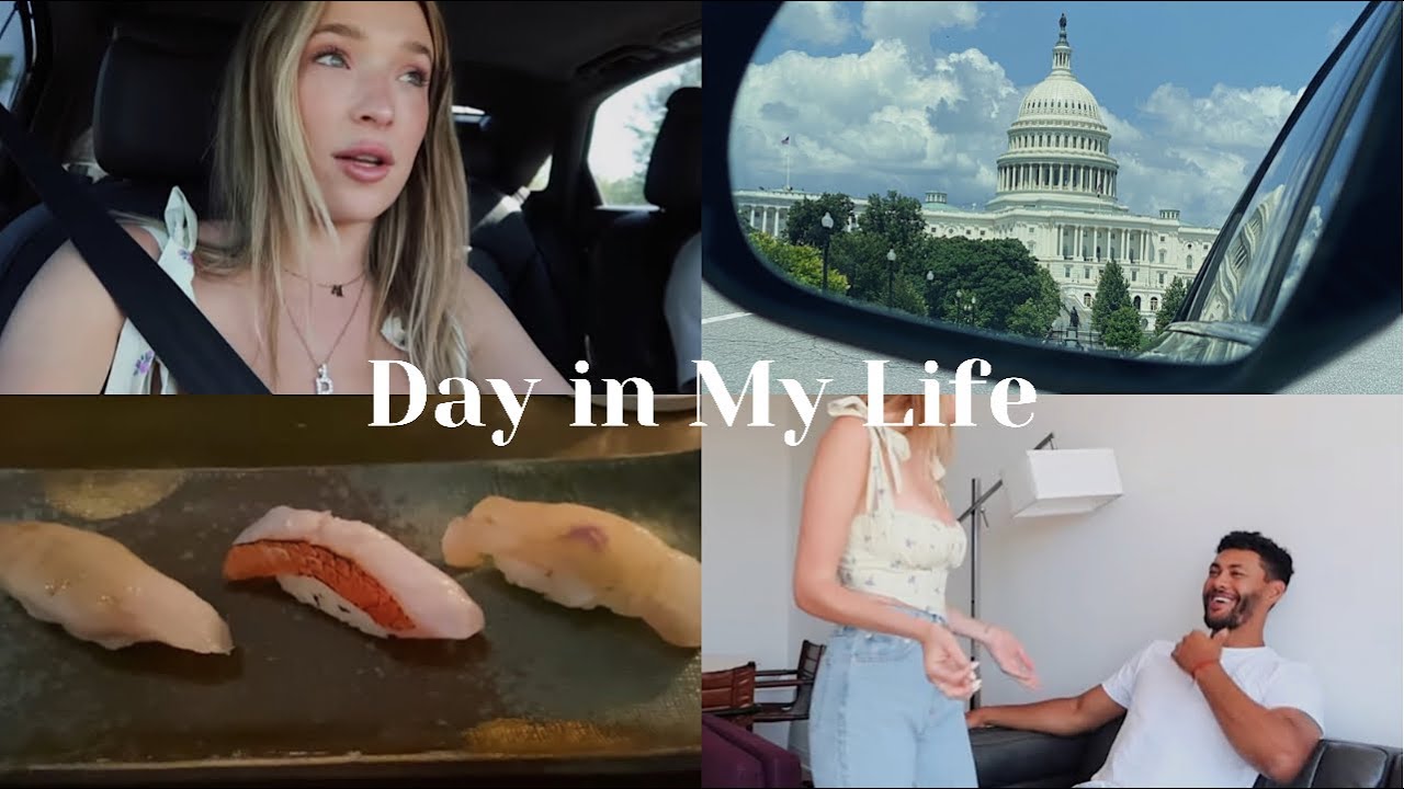 My Boyfriend Rates my Summer Outfits, Washington DC Favorites, & 20-Course Anniversary Dinner