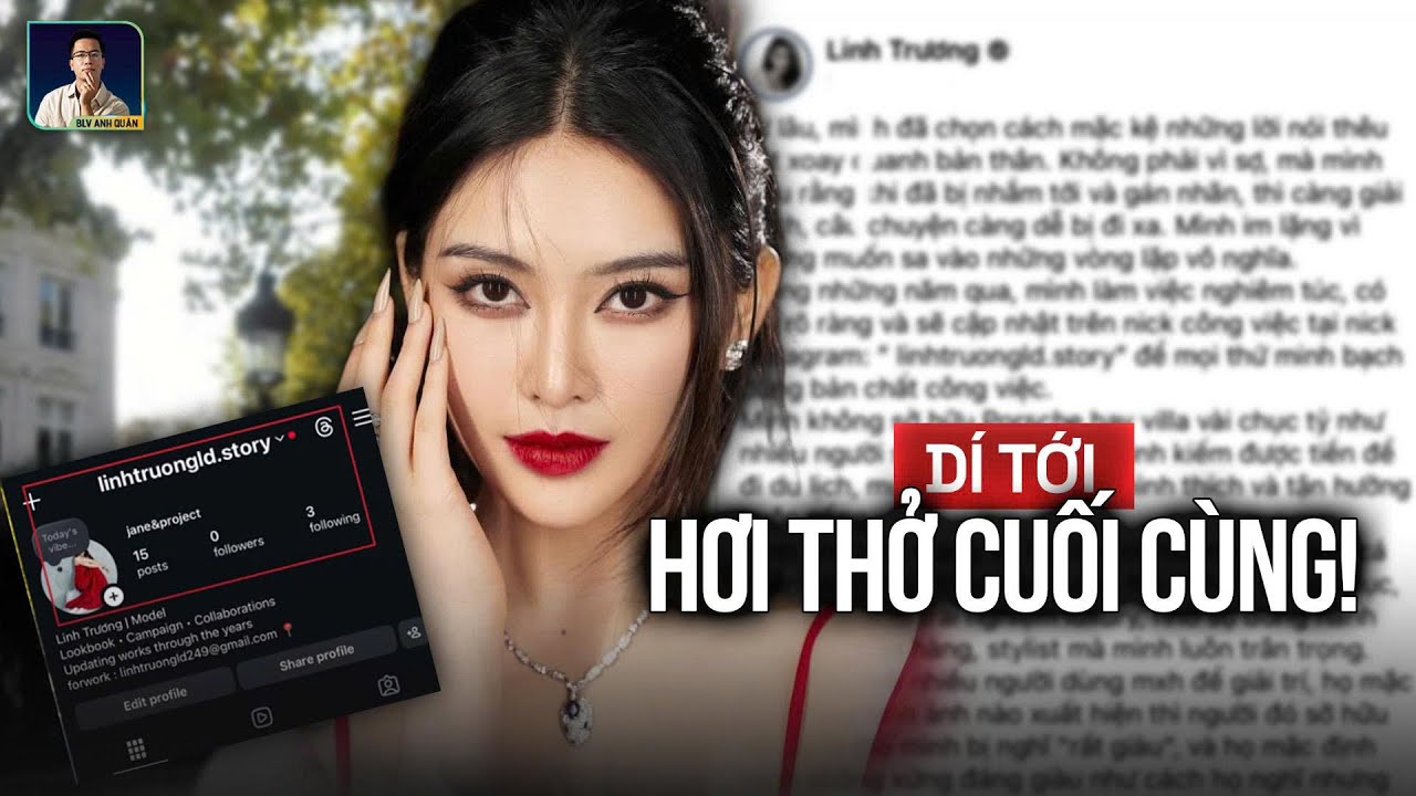 Dí Tới Cùng: Linh Trương Và Màn Đính Chính Khó Tin, Bị Khui Nick IG 0 Fl, Lập Vài Giờ Trước