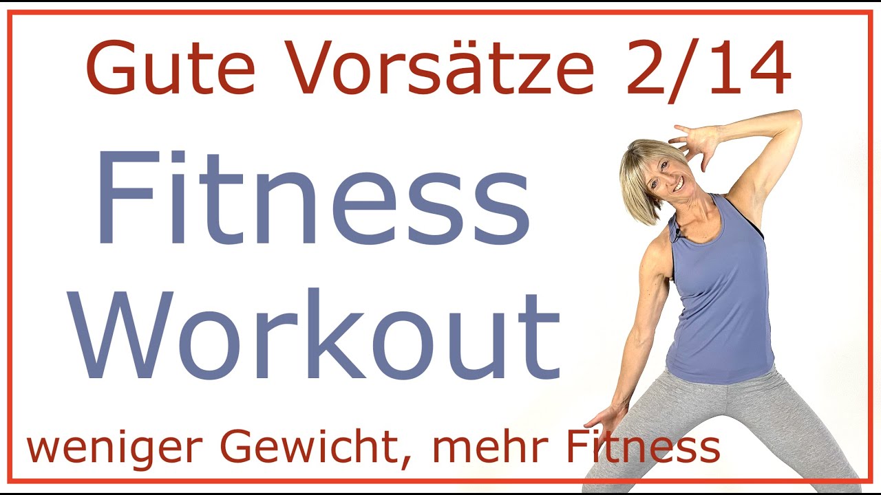2/14📌44 min. Fitness Workout ohne Geräte| Gute Vorsätze