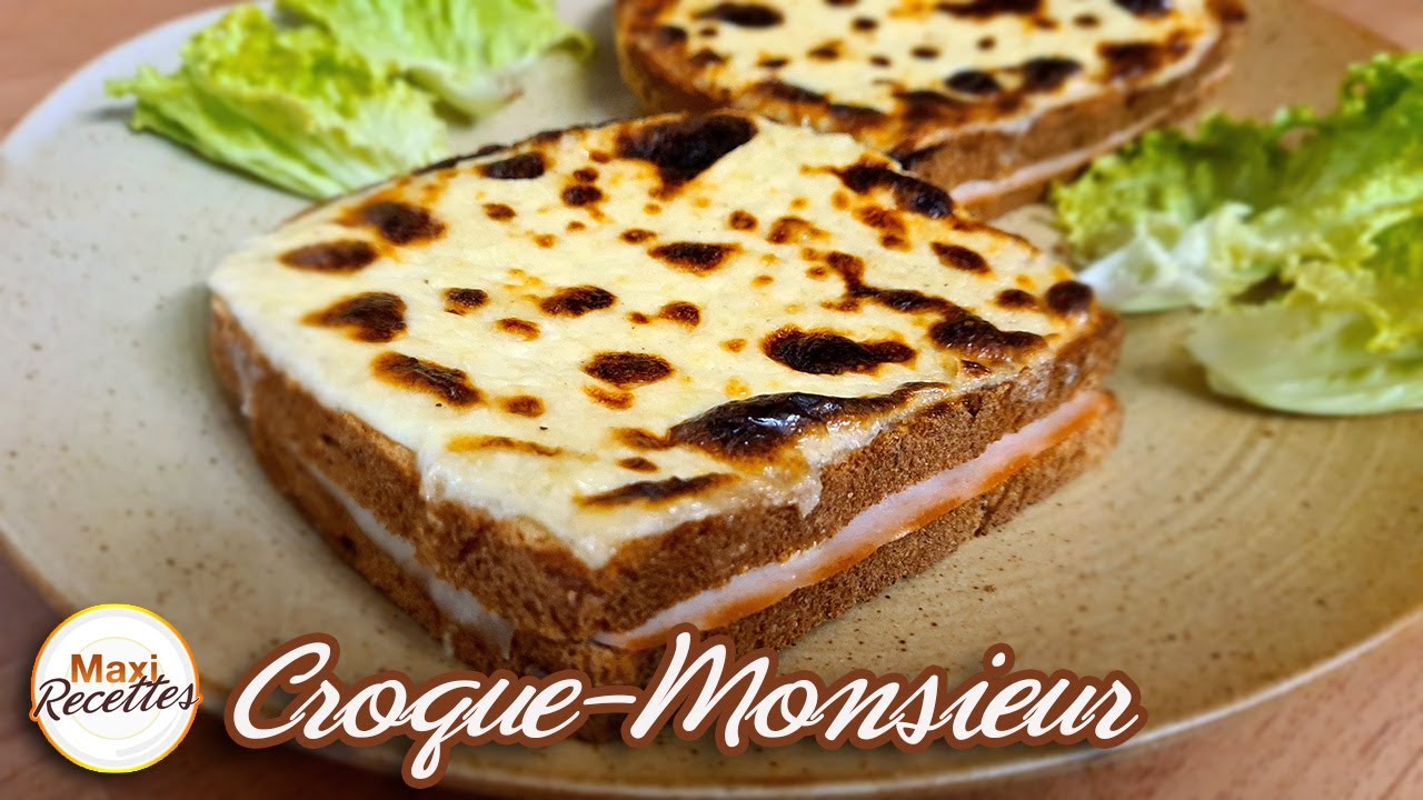 Croque-Monsieur Recette Facile en 2mn