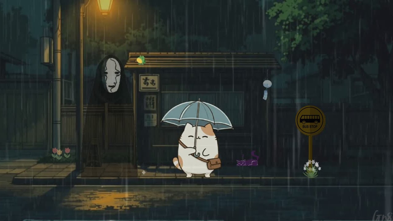 Rainy Night ☔✨ | Lofi Pop Ballad for Relax & Calm