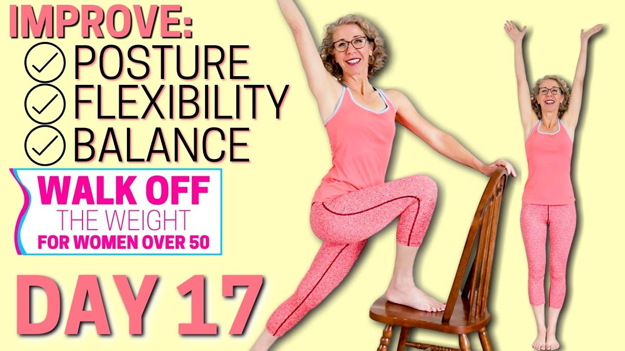 WALK + STRETCH!  Stay Flexible, Stand Tall and Feel AMAZING 🦶 WALK Off the Weight Day 17
