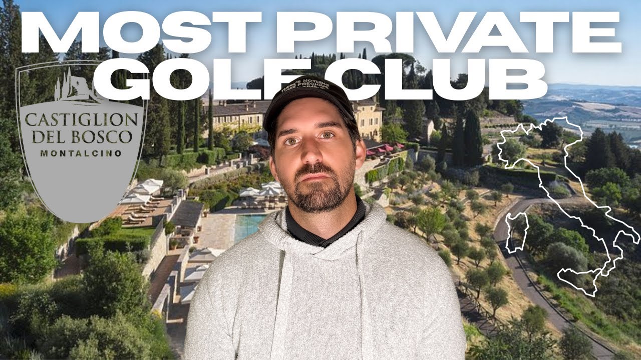 Playing the Most Private Golf Course in Tuscany 🇮🇹 | Castiglion del Bosco