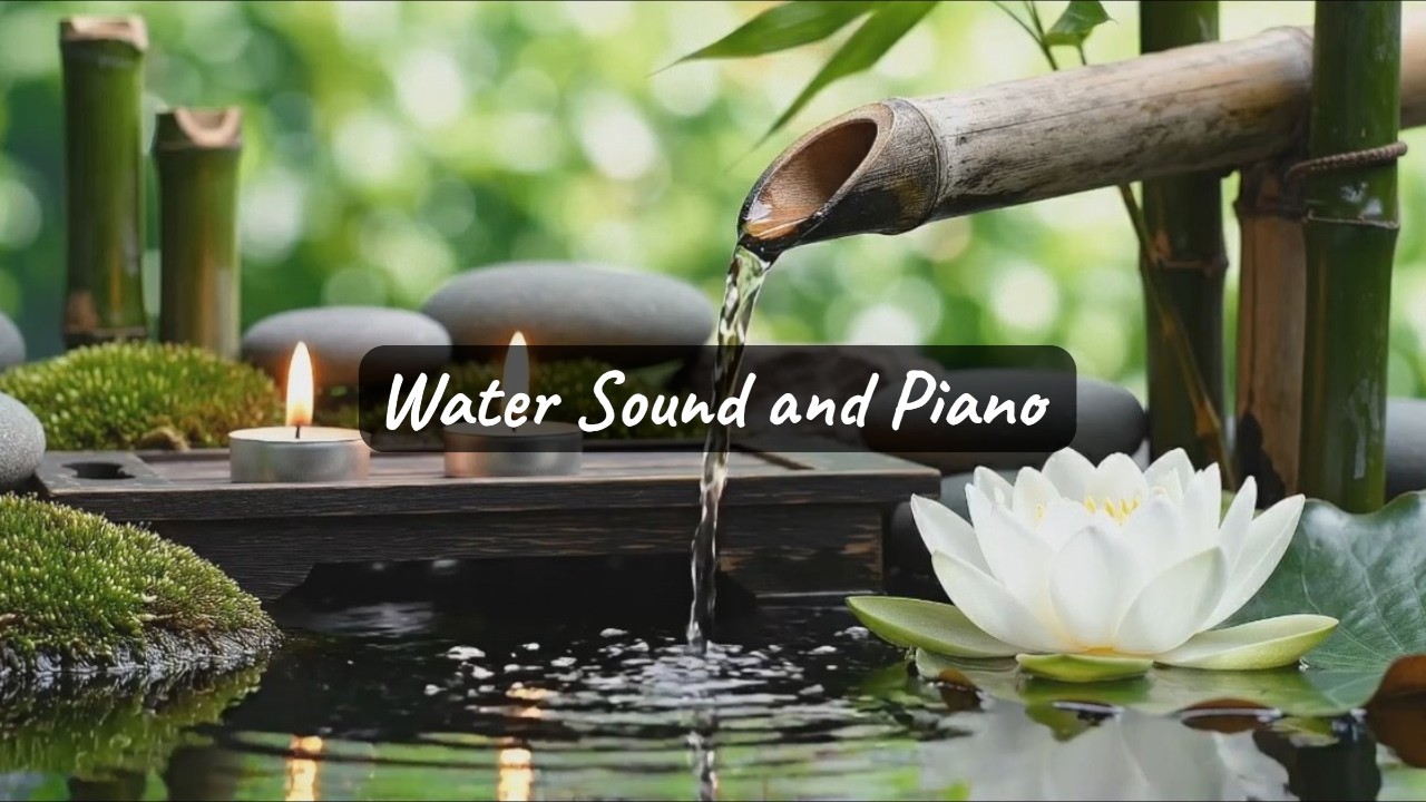 Deep Sleep in Minutes 🌊 Piano & Water Sounds for Total Relaxation