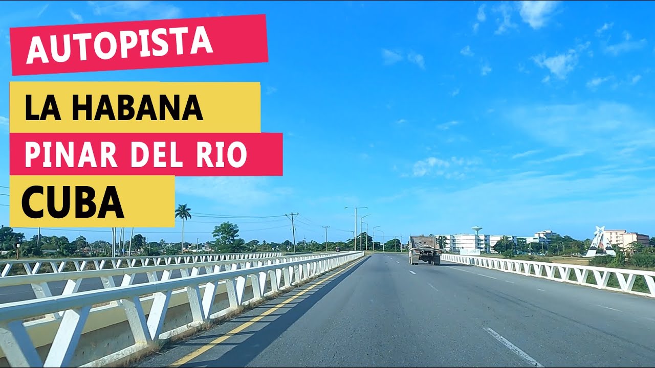 Manejando hacia Pinar del Río por la Autopista (La Habana - Pinar del Río)