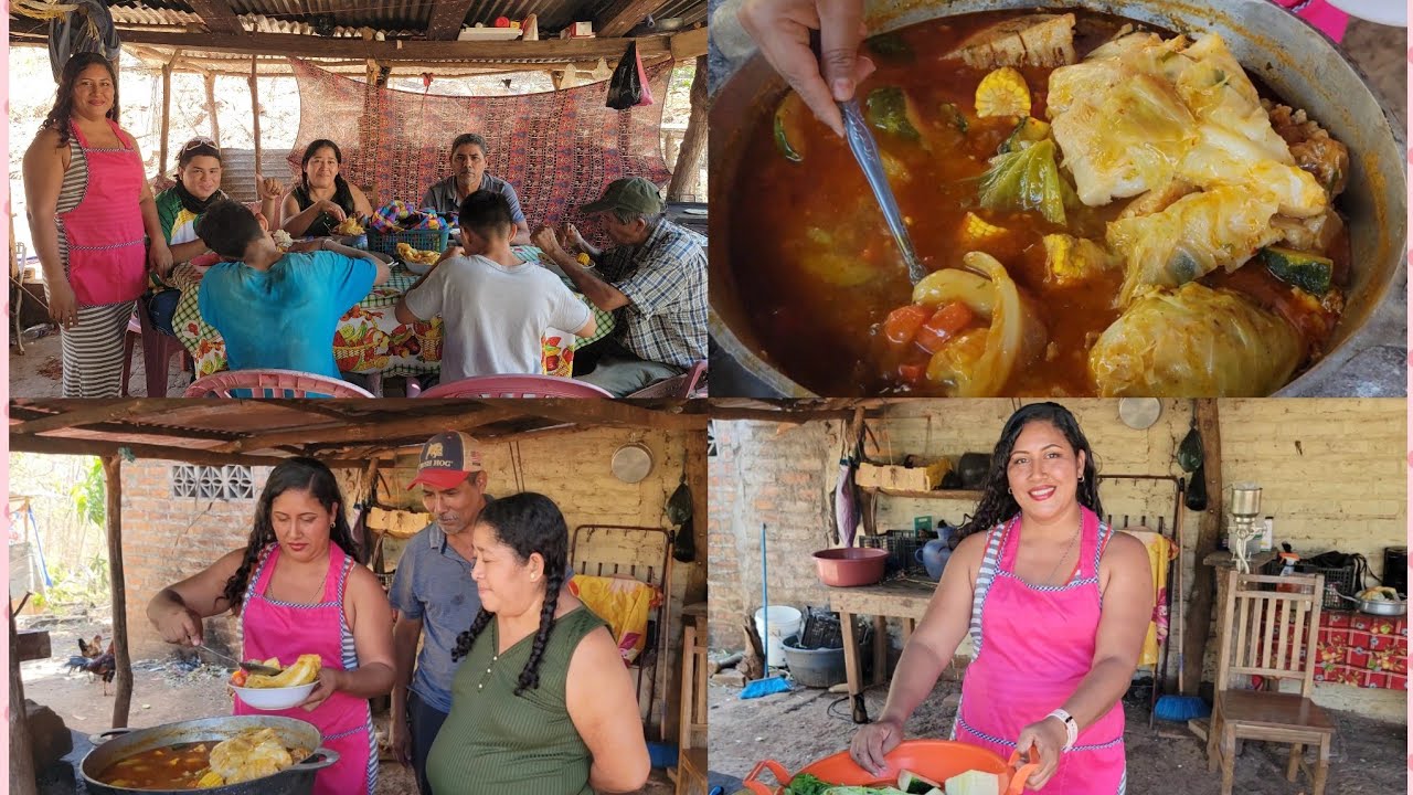 ASI DISFRUTAMOS DE LA RICA SOPA de PATAS DE RES  .CON LA FAMILIA 