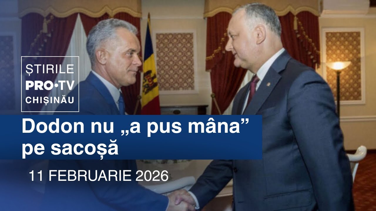 Știrile PRO TV (ORA 20:00) | DODON, NU „A PUS MÂNA” PE SACOȘĂ | Moldova
