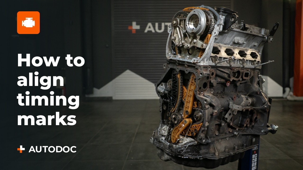How to align the timing marks correctly on an EA888 engine