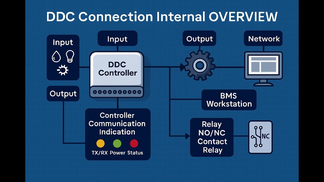 DDC Connection Overview Relay NO/NC & Communication Indication Explained? DDC Connection Kya Hai?