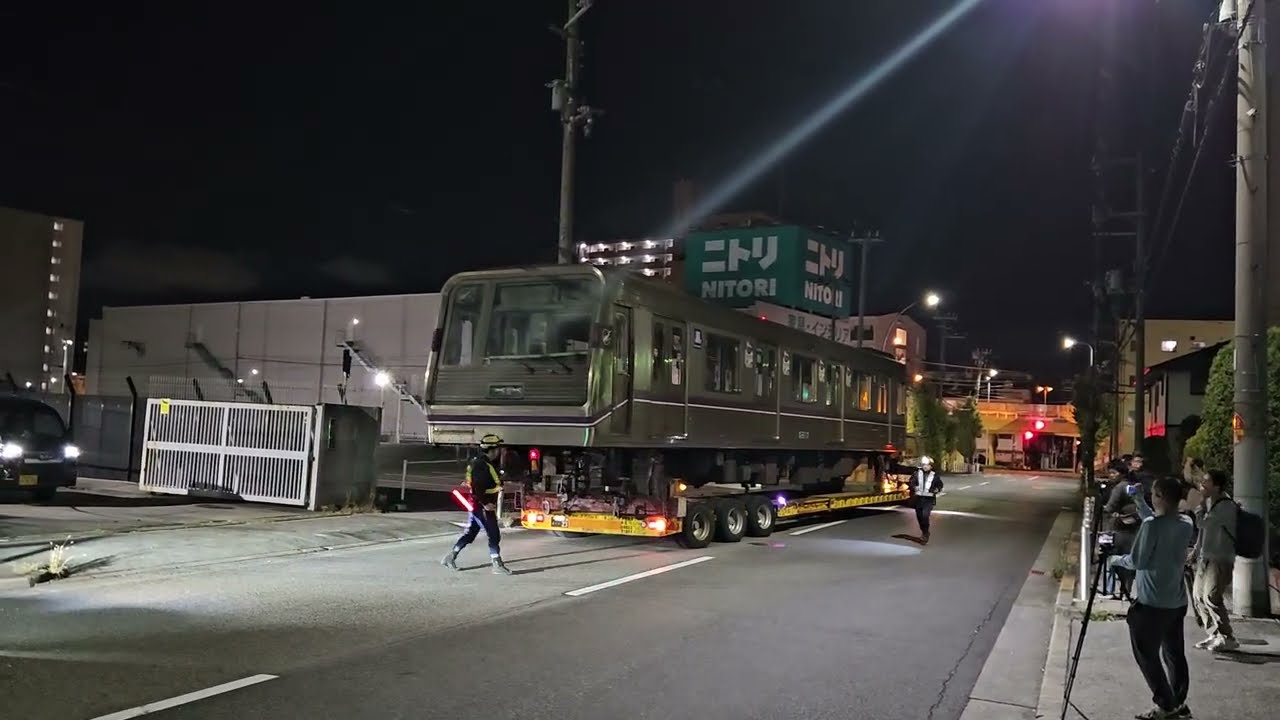 大阪メトロ谷町線22656F廃車陸送