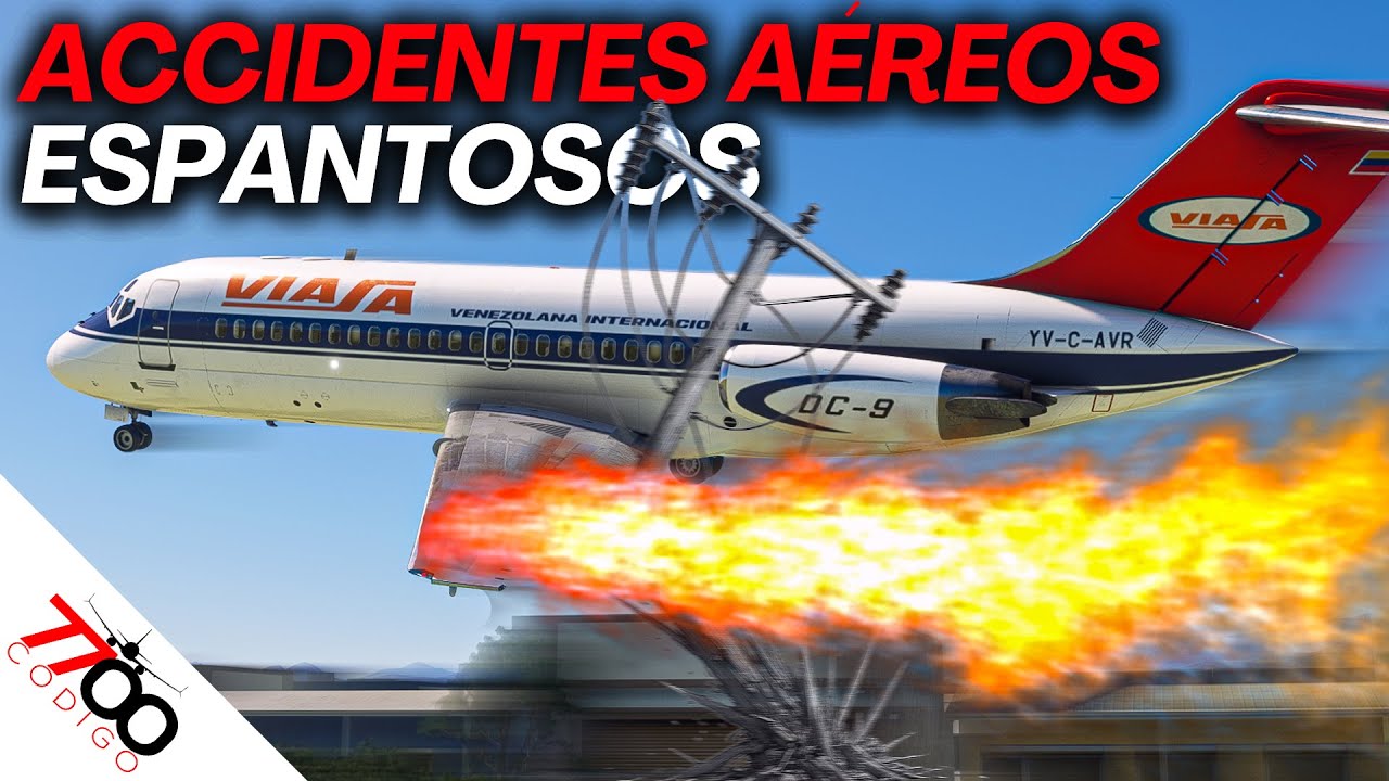 Los Despegues MÁS ATERRADORES de la Aviación | 7 ACCIDENTES AÉREOS FATALES